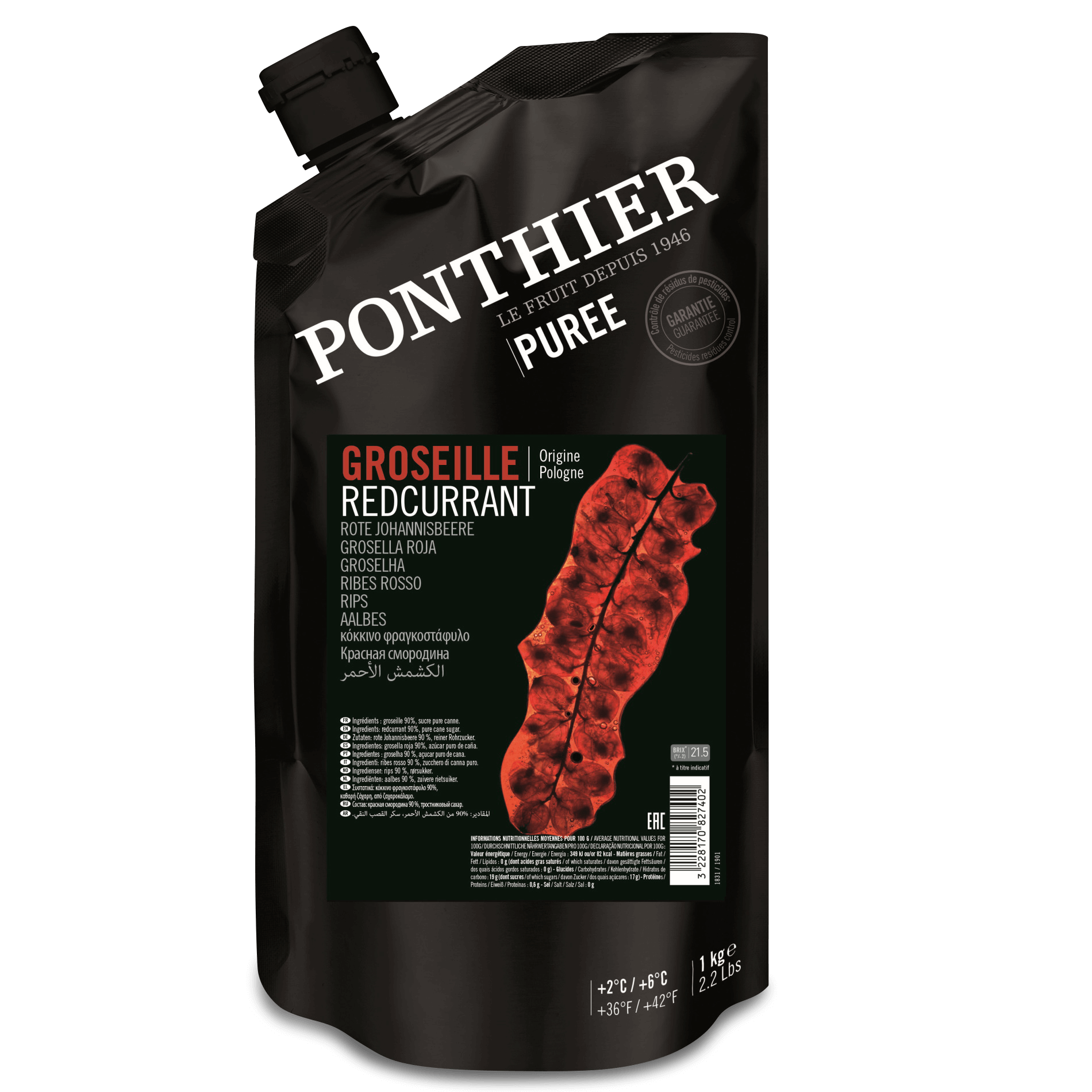 Fruchtpüree 'Johannisbeere Rot'