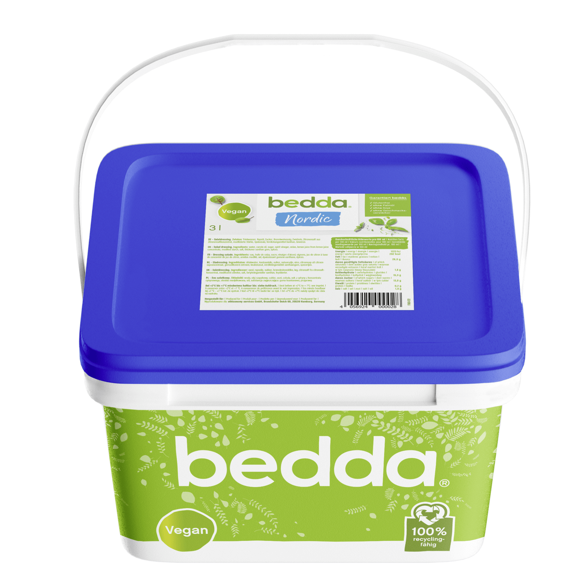 Dressing 'bedda Nordic' (3 Liter)