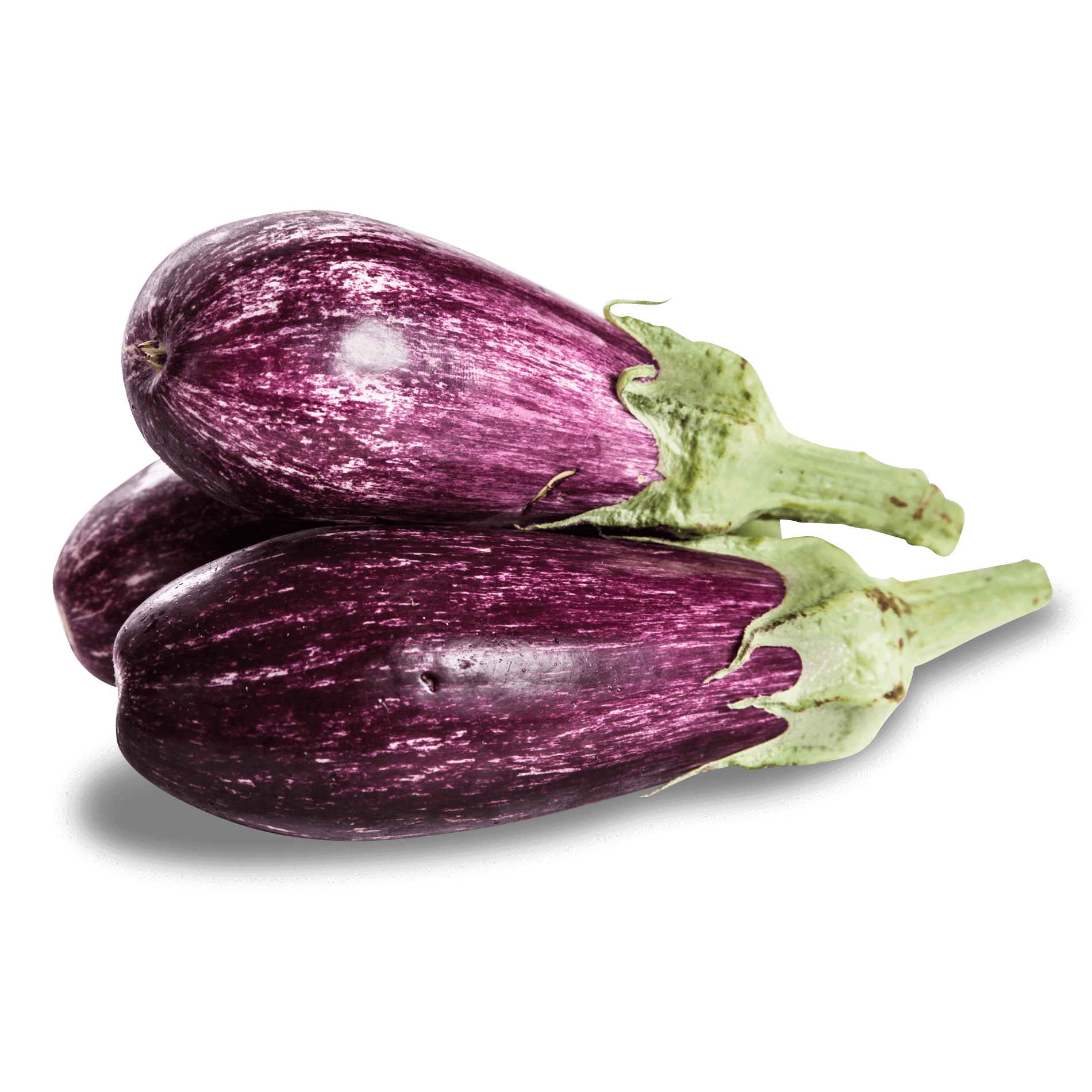 Aubergine 'gestreift'
