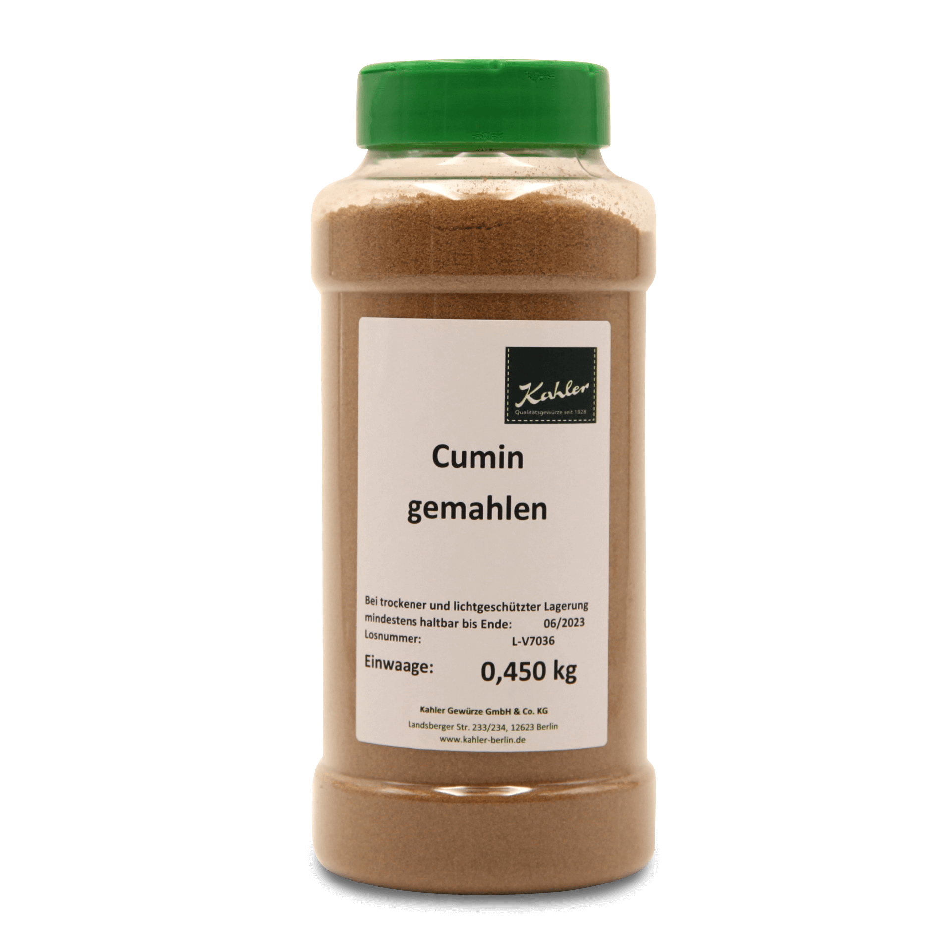 Cumin (Kreuzkümmel) 'gemahlen'